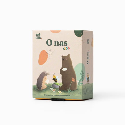 O nas kids — la version polonaise de notre jeu de conversation pour enfants.