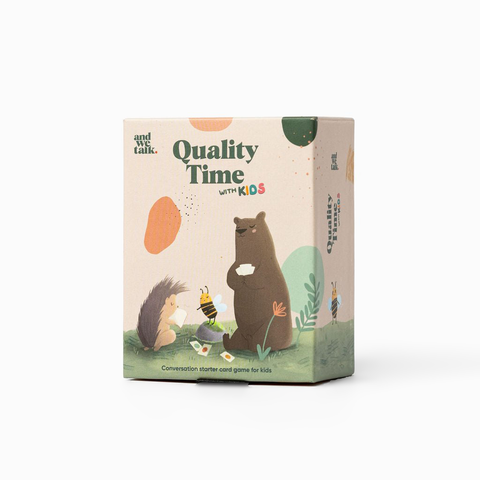 Boîte du jeu de cartes Quality Time Kids pour enfants