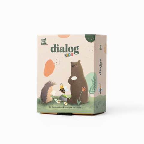 Dialog Kids — la version allemande de notre jeu de conversation pour enfants.